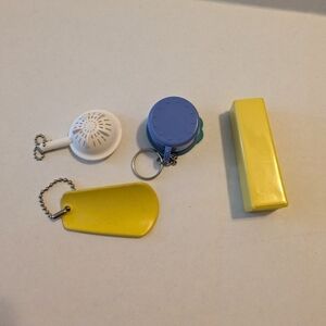 Vintage Tupperware bundle. Candy/ toothpick, shoe horn, keychains